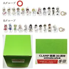 CLAMP 画業30周年 アニメイトカフェ アクリルスタンド Bコンプ 11種