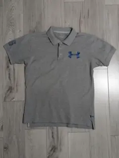 UAゴルフ　半袖ポロシャツ　グレー　Mサイズ　チャージドコットン