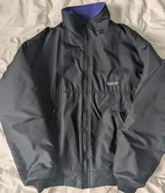 Patagonia ブラック シェルドシンチラジャケット S　usa