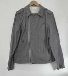 チェック柄 ジップアップジャケット Lサイズ