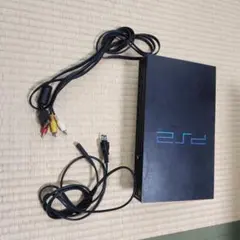 『ジャンク品』PlayStation 2 本体 ブラック AVケーブル付き