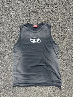 DIESELディーゼルタンクトップグレーブラックtシャツサイズsサイズメンズ