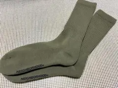 新品　NEIGHBORHOOD ソックス　25-27cm　カーキのサムネイル