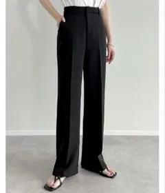 カットツイルセンタープレスカラースラックス