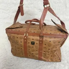 MCM エムシーエム ボストンバッグ 黒 金金具 ヴィセトス - メルカリ