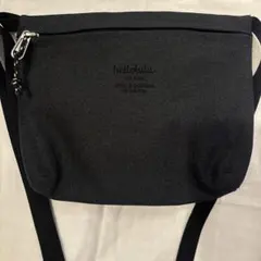 hellolulu ダークグレーのショルダーバッグ