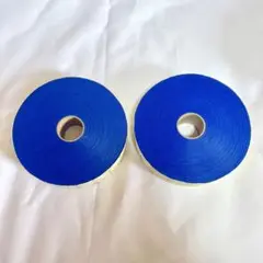 2巻 セット 3.2cm 66m フラットバイアステープ バイヤステープ 青 反