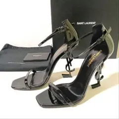 美品 SAINT LAURENT オピウム ヒールサンダル 39sizeのサムネイル