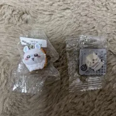 新品　ちいかわ 寿司マスコット＆アクリルキーホルダー くら寿司　モモンガ　ラッコ