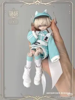 謎塔 謎塔猫匣 特典 アウトフィット 服 猫 ジャージ 青