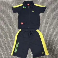 BABYDOLL 子供セットアップ ネイビー/イエロー