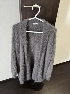 GU グレー 長袖カーディガン