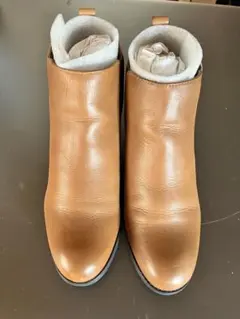 ブラウン サイドゴアブーツ