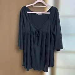 Natural Beauty Basic 五分袖 プリーツ トップス
