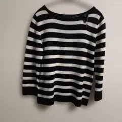 メルローズ　ボートネックセーター　七分袖のサムネイル