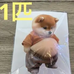 柴犬おなかぷくぷくシール 3Dシール お腹ぷにぷにシール 1枚