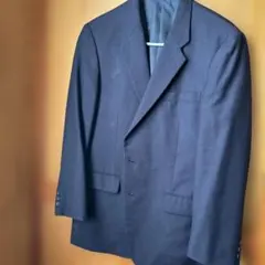 ネイビー テーラードジャケット 2ボタン