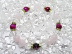 ☆【桜柄ブレスレット】玉経8ｍｍアクセサリーブレスレット　パワーストーン