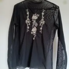 4298の黒カットソーのサムネイル