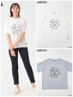 リサ・ラーソン スケッチキャットフロッキー プリントTシャツ レディスのサムネイル