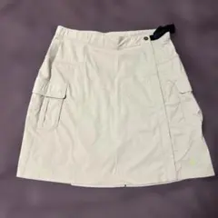 Columbia 登山 ベージュ スカート サイドポケット付き