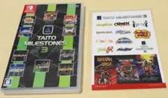 ★極上美品★Switch タイトーマイルストーン3と限定特典ステッカー　セット