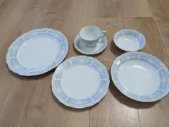 NARUMI CHINA ブルー＆ホワイト 花柄 磁器ボウルセット - メルカリ