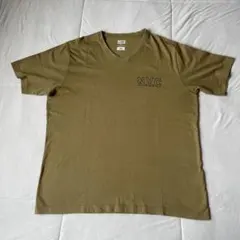TOPVALU N.Y.C. VネックTシャツ XL カーキ