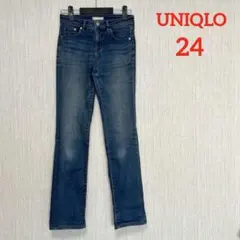 UNIQLO UJ デニムジーンズ（ブルー）ストレッチ　レディース　24（61）