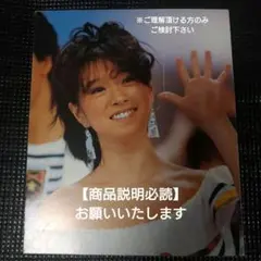 【訳あり】中森明菜　木製パネル