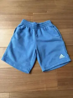 adidas 青 ハーフパンツ 140サイズ