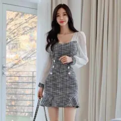 パーティーディスコ♪ミニドレス XLサイズ 大きいサイズ魅力的スタイル