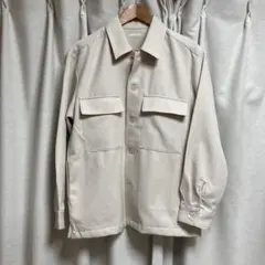 GU ベージュ ジャケット メンズ 長袖 4ポケット
