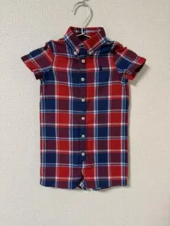 Ralph Lauren チェック柄ロンパース