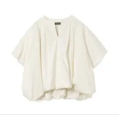 いちご大福 mizuiroind ミズイロインド 半袖 バルーンブラウス いちご大福様専用 mizuiroind ミズイロインド 半袖 バルーンブラウス