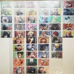 僕のヒーローアカデミア展 クリアカード12枚セットGroup.A〜D全48種類