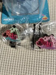 ディズニーリゾートラインピンバッジセット Χマスオーナメント 40周年ピンバッジ