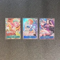 ワンピースカード sr パラレル ナミ ボア・ハンコック ボニー まとめ売り