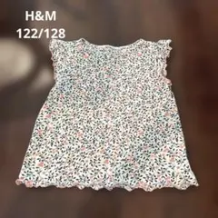 H&M ノースリーブ 花柄 122/128