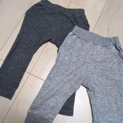グレーパンツセット　80〜90
