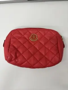 MONCLER キルティング ポーチ レッドのサムネイル