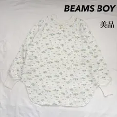 完売 美品！ BEAMS BOY フラワー ハニカム ロングスリーブ ホワイトのサムネイル