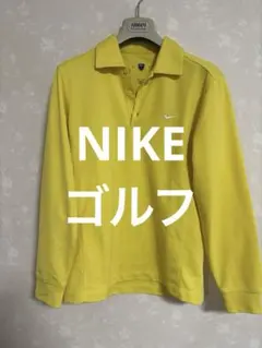 Nike Golf イエローポロシャツ Sサイズゴルフウエアシャツ
