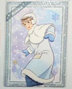 ヘタリア　ロシア　アモカフェ　A4ハードブロマイド