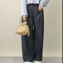 新品タグ付き　MKミッシェルクラン デニムライクバレルパンツ