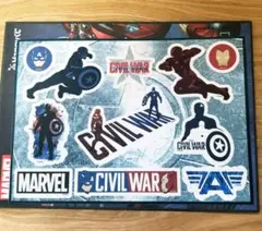 CIVIL WAR シビルウォー　キャプテンアメリカ ステッカーシート