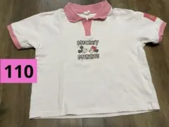 リトシー！110サイズ/楽器ミッキー・ミニーポロシャツ
