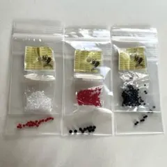 最終価格★まとめ売り★スワロフスキー★ソロバンビーズ★クリア・レッド・ブラック