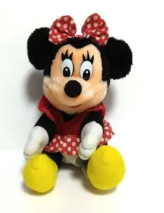 ディズニー　ミニーマウス　レトロ　ぬいぐるみ　ヴィンテージ