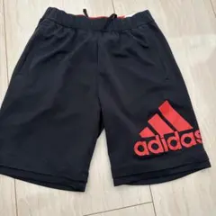 adidas ハーフパンツ 黒/赤 サイズ160